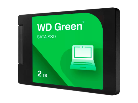 SSD POWERED BY SANDISK WD Green 2TB SATA, 2.5'', 7mm, Read: 545 MBps
