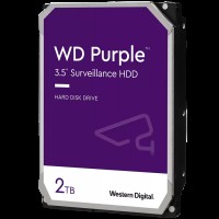 Жёсткий диск HDD 2 Tb SATA 6Gb/s Western Digital Purple WD22PURZ 3.5" 5400rpm 256Mb
