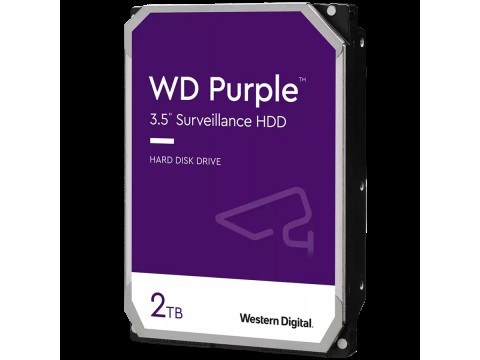 Жёсткий диск HDD 2 Tb SATA 6Gb/s Western Digital Purple WD22PURZ 3.5" 5400rpm 256Mb