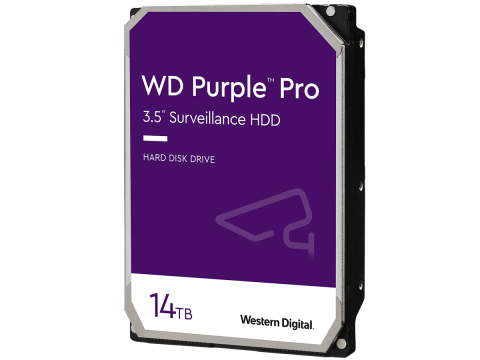 Жёсткий диск HDD 14 Tb SATA 6Gb/s Western Digital Purple Pro WD142PURP 3.5" 512Mb