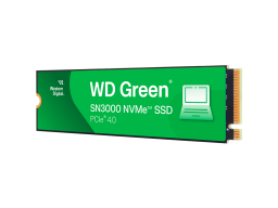 SSD POWERED BY SANDISK WD Green SN3000 2TB M.2 2280 S3-M PCIe Gen4 x4 NVMe, Read/Write: 5000/4200 MBps, TBW: 250