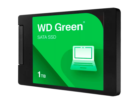 SSD POWERED BY SANDISK WD Green 1TB SATA, 2.5'', 7mm, Read: 545 MBps