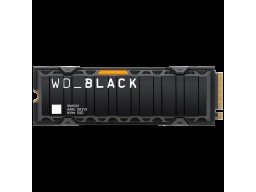 SSD WD Black SN850X HeatSink 1TB M.2 2280 PCIe Gen4 x4 NVMe, Read/Write: 7300/6300 MBps, IOPS 800K/1100K, TBW: 600