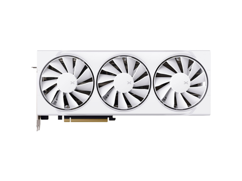 XFX Swift AMD Radeon RX 9070XT White Triple fan Gaming Edition with 16GB GDDR6 HDMI 3xDP, AMD RDNA 4