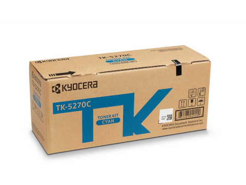 Тонер-картридж TK-5270C 6 000 стр. Cyan для M6230cidn/M6630cidn/P6230cdn
