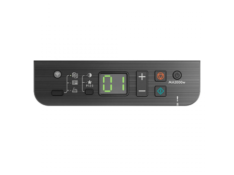 МФУ лазерное монохромное Kyocera MA2000w (A4), 600x600 dpi, 20 ppm, 64 MB, 450 MHz, tray 150, USB 2.0 + Wi-Fi (802.11b/g/n), EcoPrint, ID Card Copy, 2x TK-1240 Full Toner (1500 pages each)