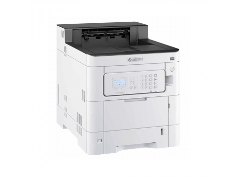 Принтер лазерный Kyocera ECOSYS PA4000cx (A4), цветной, 1200x1200 dpi, 40 ppm, 1 GB, 1.2 GHz, tray 100+500 sheets, USB+Ethernet, Duplex, LCD, drum 200k, starter toner