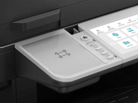 МФУ лазерное Kyocera ECOSYS MA5500ifx (A4), монохромное, Printer/Scanner/Copier/Fax, 1200x1200 dpi, 55 ppm, 1.5 GB, 1.4 GHz, tray 100+500 sheets, DADF 100 sheets, USB+Ethernet, Duplex, 7" touchscreen, HyPAS, drum 500k, starter toner 10k