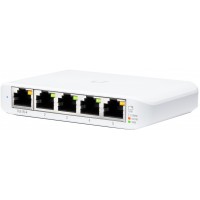Коммутатор Ubiquiti Flex Mini / 4 GbE ports / 1 GbE PoE input port for power / Optional powering with included 5V, 1A USB-C adapter