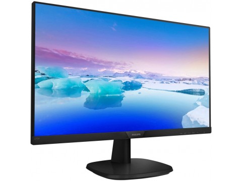 Монитор 27" PHILIPS 273V7QJAB (00/01) IPS 1920x1080 75Gz 4мс 250кдм 1000:1 VGA HDMI DP 2x2W Черный