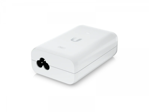 Адаптер Ubiquiti U-POE+ / 30W, питание устройств UniFi PoE+, RJ45 вход, AC кабель с заземлением, PoE+ выход