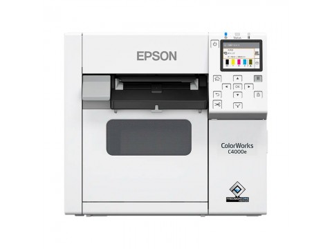 Цветной струйный принтер Epson ColorWorks C4000e (bk) для глянцевых этикеток