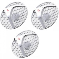 Точка доступа MikroTik RBLHG5kit LHG 5 / 5GHz / 802.11a/n / 24.5 dBi / Dual Chain / Outdoor CPE
