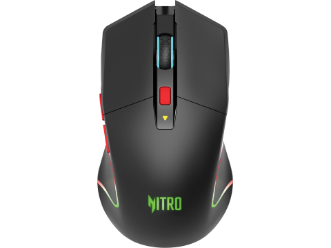 Мышь Acer Nitro OMR304 черный оптич. 3200dpi беспров. BT/Radio USB 6but (ZL.MCECC.01Z)