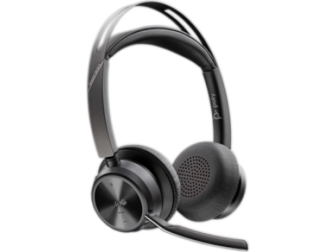 Наушники Poly Poly Voyager Focus 2 Microsoft Teams Certified USB-C-C Headset +USB-C/A Adapter (9T9J4AA#AC3)