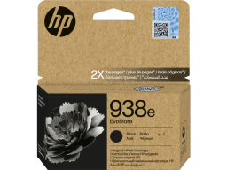 HP 4S6Y2PE 938e EvoMore Black Original Ink Cartridge  for OfficeJet Pro 9730/9720, up to 2500 pages.