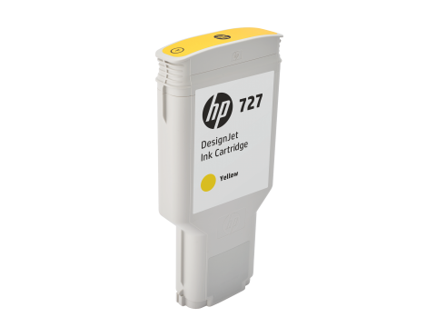 Картридж HP 727, желтый / 300 мл (F9J78A)