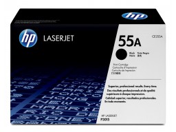 Картридж HP 55A, черный / 6000 страниц (CE255A)