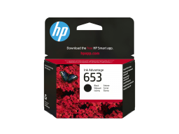 Оригинальный струйный картридж HP 653 Ink Advantage, черный (3YM75AE)