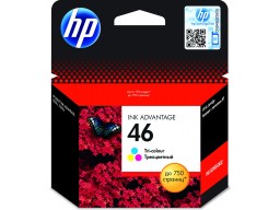 Картридж HP 46 трехцветный 750 стр. (CZ638AE)