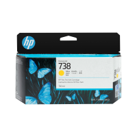 HP 498N7A 738 130-ml Yellow DesignJet Ink Cartridge  for DesignJet T850 130 ml.