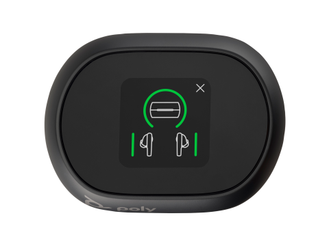 Наушники Poly VOYAGER FREE 60+ UC WITH TOUCHSCREEN CHARGE CASE, (COMPUTER, MOBILE & 3.5MM)/USB-C/WIRELESS EARBUDS/BLACK (7Y8H0AA)