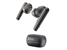 Наушники Poly VOYAGER FREE 60+ UC WITH TOUCHSCREEN CHARGE CASE, (COMPUTER, MOBILE & 3.5MM)/USB-C/WIRELESS EARBUDS/BLACK (7Y8H0AA)