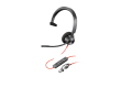 Наушники Poly Blackwire 3310 Monaural USB-C Headset +USB-C/A Adapter (8X215AA)
