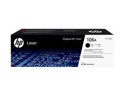 Картридж HP 106A, черный, оригинальный лазерный, 1000 страниц (W1106A)