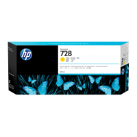 HP 728 300-ml Yellow Ink Crtg for T730/T830
