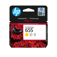 Картридж HP Ink Advantage 655 желтый 600 стр. (CZ112AE)