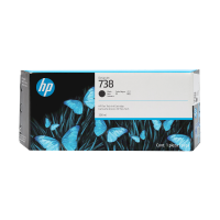 HP 498N8A 738 300-ml Black DesignJet Ink Cartridge for DesignJet T850 300 ml.