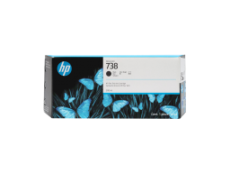 HP 498N8A 738 300-ml Black DesignJet Ink Cartridge for DesignJet T850 300 ml.