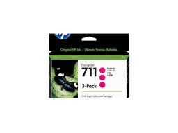 Картридж HP CZ135A (711) комплект из 3 стандартных картриджей розовый, 3-pack