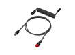 Провод для механической клавиатуры HyperX USB-C Coiled Cable Grey-Black 6J679AA