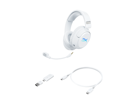Гарнитура HyperX Cloud Flight 2 Wireless White B5VC5AA