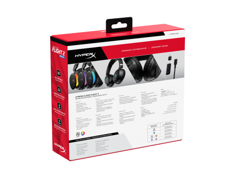 Гарнитура HyperX Cloud Flight 2 Wireless Black B5VC4AA
