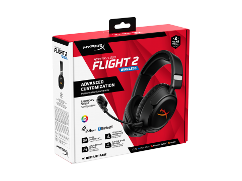 Гарнитура HyperX Cloud Flight 2 Wireless Black B5VC4AA