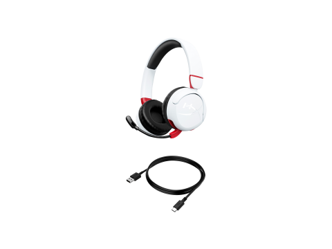 Наушники-гарнитура игровые HyperX 7G8F2AA Cloud Mini Wireless белый