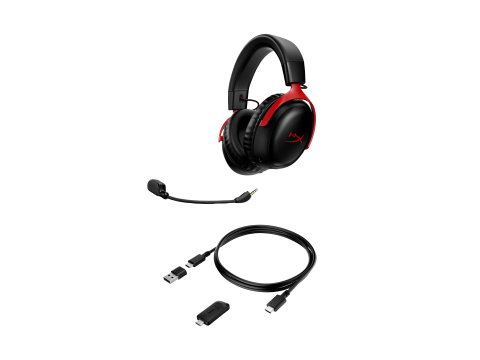 Гарнитура HyperX Cloud III Wireless - Gaming Headset (Red) 77Z46AA