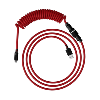 Провод для механической клавиатуры HyperX USB-C Coiled Cable Red-Black 6J677AA