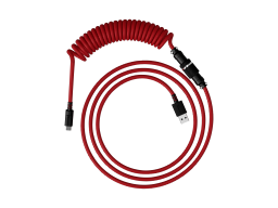 Провод для механической клавиатуры HyperX USB-C Coiled Cable Red-Black 6J677AA