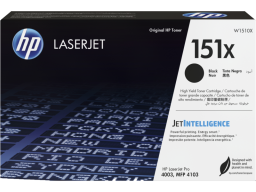 HP W1510X 151X Black LaserJet Toner Cartridge for LaserJet Pro, 9700 pages