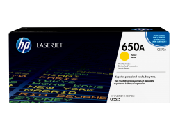 Kартридж HP 650A, желтый / 15000 страниц (CE272A)