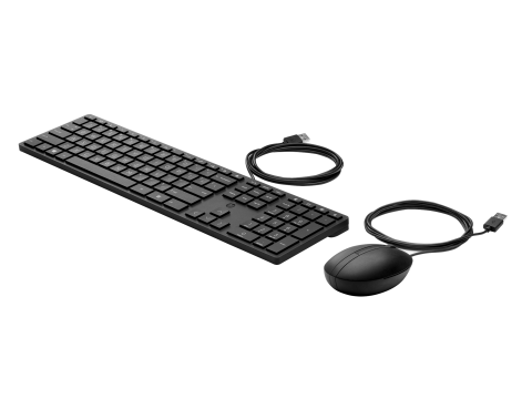 Клавиатура и мышь HP 320MK / USB / QWERTY / Черный