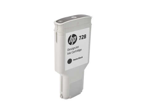 Картридж HP 728, матово-черный / 300 мл (F9J68A)