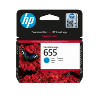 Картридж HP Ink Advantage 655 голубой / 600 страниц (CZ110AE)