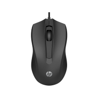 Мышь оптическая проводная HP 6VY96AA 100 Black, USB-A