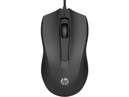 Мышь оптическая проводная HP 6VY96AA 100 Black, USB-A