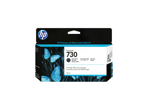 Картридж HP 730 черный матовый 130 мл. (P2V65A)